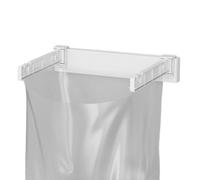 Garbage Bag Holder - Wall Mounted Hanger for Space Saving Waste Organization with No Drill Installation | Durable Frame with Strong Grip Design, Compact Rack for Sink Bathroom Dining Room Dorm