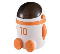 Garbage Bin Living Room Bedroom Garbage Bin Children's Room Paper Basket Household with Cover Odor Proof