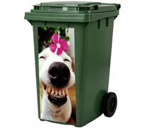 Garbage Bin Sticker - Glue Free Large Static Recycle Bin Animal Decal