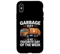 Garbage Day is My Favorite Day of The Week Camion Poubelle Coque pour iPhone X/XS