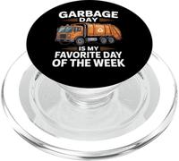 Garbage Day is My Favorite Day of The Week Camion Poubelle PopSockets PopGrip pour MagSafe