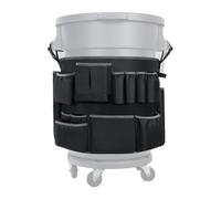 Garbage peut couvercles extérieurs - déchets de stockage des déchets de nettoyage | Commercial Cleaning Supplies Bag | Étagère organisateur d'outils de nettoyage pour poubelles de 32 à 55 gallons pour
