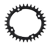 Garbaruk Plateau Ovale 104 mm Entreaxe 1 vitesse jaune 44 Zähne