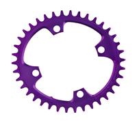 Garbaruk Plateau Ovale 104 mm Entreaxe 1 vitesse violet 38 Zähne