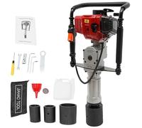 Garbenat Borne de poteau à essence 52 CC - 2 temps - Moteur à essence - 1900 W - Démarrage manuel - 2 temps - Avec manchons de 55, 70 et 100 mm - Monocylindre - Pour projets de pieu