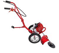 Garbenat Débroussailleuse à essence 49 CC 2 temps 2 en 1 avec diamètre de coupe de 28 cm, lame de Weeding Blade et 2 lames Loosening 1,8 kW pour jardins, fermes