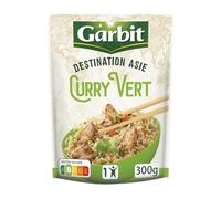GARBIT - Plat Curry Vert Exotique, Saveur Intense et Texture Onctueuse (Sachet 300g) - Lot de 3 - vendu par Lot