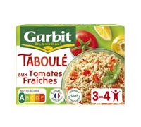 GARBIT - Taboulé Frais aux Tomates, Saveur Méditerranéenne Légère et Rafraîchissante (Boîte 525g) - Le lot de 4