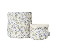 Garbo&Friends Panier matelassé Dainty Satin. 2 pièces Ø20x20 cm + Ø30x30 cm