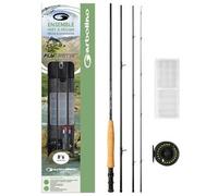 Garbolino Combo Mouche 9'0-5/6 - Canne + Moulinet + Soie + Boite + 6 Mouches + Bas De Ligne Conique + Coupe Fil + Bobine De Fil - Gotcf8101