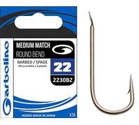 Garbolino HAMECON Medium Match Round Bend 2230BZ - 15, N°20, Bronze