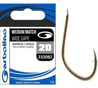 Garbolino HAMECON Medium Match Wide GAPE 2320BZ - 15, N°18, Bronze