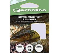 Garbolino HAMECON Monte Special Truite Bleu RENVERSE - par 10-10, 22/100, N°4, 50