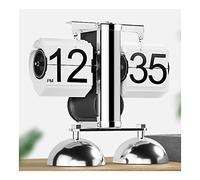Garcan Flip Desk Clock, Style rétro mécanique, Batterie d'affichage numérique alimenté, avec équipement Interne opéré, pour Les Voitures de Bureau de Cuisine de Chambre à Coucher