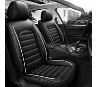 GaRcan Housses De SièGe Voiture pour Mitsubishi Outlander 2. Generation 2008-2012, Ensemble Housse de Siège Imperméable Protection Avant et Arrière Sièges Accessoire,Black-White