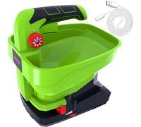 GARCARE Épandeur de graines de gazon 7,2 V - Capacité : 3 litres - Port de charge USB - Batterie 20 V - Épandeur de graines pour toute l'année, couvre jusqu'à 5 000 m².