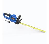 GARCARE Taille-haie filaire de 61 cm - avec moteur de 4,5 A, poignée rotative à 180° et lame découpée au laser pour travaux de jardinage intensifs