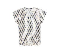 GARCIA Chemisier crème / saphir / noir, Taille XS