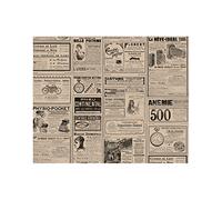 1000 unité - Papier Ingraissables Basket 'Times' 34 G/M2 31X38 Cm Naturel Parch.Ingraissable