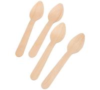 García de Pou 100 unité - Cuillères À Café 11 Cm Naturel Bois