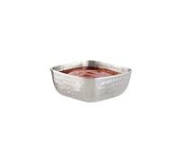 García de Pou 12 Unités - Ramequins Carrés Artinox 45 ml 5 x 5 x 2,5 cm Argente Inox