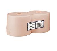 García de Pou 2 Unités - Bobines 2 Plis - 800 Feuilles 21 g/m2, 26 x 24 cm Naturel Papier Recyclé