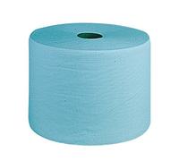 García de Pou 2 Unités - Bobines Bleu 2 Plis - 900 Feuilles 20 g/m2, Ø 31 x 24 cm Bleu ouate