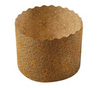 García de Pou 2000 Unités - Moules Cuisson Panettone 135 g/m2, Ø 6 x 4,5 cm Marron Cellulose