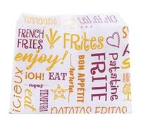 García de Pou 229.28 Sachets Frites "Parole" 34 G/M2 12X9 Cm Blanc Parch.Ingraissable 1000 unités
