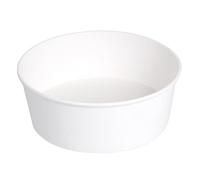 García de Pou 300 Unités - Pots Saladiers 1300 ml 337 g/m2, + Pe 18,7/16 x 7 cm Blanc Carton