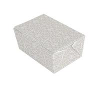García de Pou 50 Unités - Boîtes Ballotín Thepack deco 750 g 230 g/m2, 15,5 x 10 x 7 cm Blanc Carton Ondulé Nano-Micro