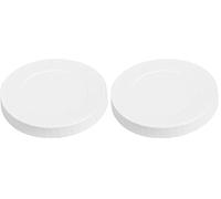García de Pou 50 Unités - Couvercles pour Gobelets 280 g/m2, + Pe 8 cm Blanc Carton (Lot de 2)