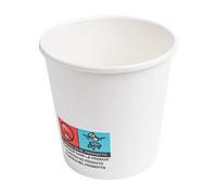 García de Pou 50 Unités - Gobelets Boissons Chaudes 1 Paroi 120 ml 230 plus 18 Pe g/m2, Ø 6,2/4,5 x 6 cm Blanc Carton