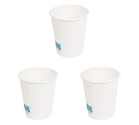 García de Pou 50 Unités - Gobelets Boissons Chaudes 1 Paroi 240 ml 280 plus 18 Pe g/m2, Ø 8/5,6 x 9,2 cm Blanc Carton (Lot de 3)