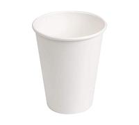 García de Pou 50 Unités - Gobelets Boissons Chaudes 1 Paroi 360 ml 300 plus 18 Pe g/m2, Ø 9/6 x 11 cm Blanc Carton