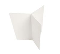 García de Pou 50 Unités - Intercalaire 3 Compart, 260 + 36 Pe g/m2, 12,7/10,4 x 8,5 cm Blanc Carton