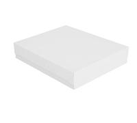 García de Pou 50 Unités - Plateaux + Couvercle Thepack 230 g/m2, 32 x 27 x 4 cm Blanc Carton Ondulé Nano-Micro
