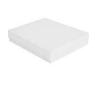 García de Pou 50 Unités - Plateaux + Couvercle Thepack 280 g/m2, 40,5 x 30,5 x 6 cm Blanc Carton Ondulé Microcanal