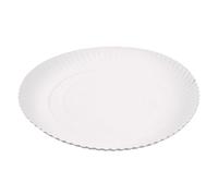 García de Pou 50 Unités - Plateaux Pâtisserie en Relief 420 g/m2, 26 cm Blanc Carton