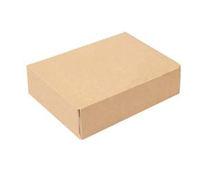 García de Pou 50 Unités - Récipients Sushi Thepack 220 g/m2, 19,7 x 12 x 4,5 cm Marron Carton Ondulé Nano-Micro