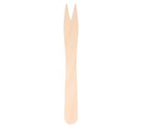 García de Pou 500 Unités - Piques Frites Sous Sachets 8,5 cm Naturel Bois
