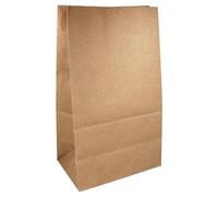 García de Pou 500 Unités - Sacs Sos Sans Anses pour Fruits 60 g/m2, 22+14 x 37 cm Naturel Kraft