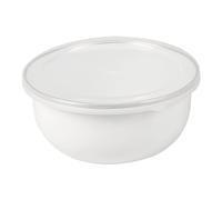 Garcia de Pou 6 unités - Bols avec couvercle 'Enamelware' 700 ml Ø 14 x 6,1 cm blanc fer émaillé