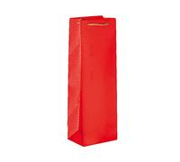 garcía de POU 804.22 sac porte bouteilles Cordon, 150 G/m2, 12.3 + 7.8 x 36 cm, rouge