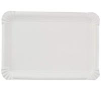 Garcia de Pou AC2316 Set de 50 Assiettes carton 23x16 cm, Carton, blanc, 41.13 x 33.5 x 25.4 cm