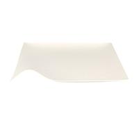 Garcia de Pou APUWS15 Set de 50 Assiettes pulpe Wave carrées 15 cm, Pulpe de canne à sucre, blanc, 32.6 x 17 x 17.7 cm