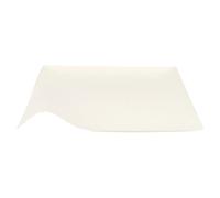 Garcia de Pou APUWS20 Set de 50 Assiettes pulpe Wave carrées 20 cm, Pulpe de canne à sucre, blanc, 23.03 x 22.59 x 18 cm