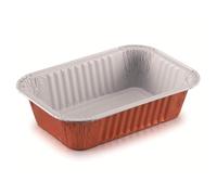 García de pou Barquette Laquée 910 Ml 20,4X13,8X4,9 Cm Cuivre Aluminium - 100 unités