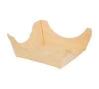 García de pou Barquettes En Feuille De Bois De Pin 6X6X2,5 Cm Naturel Bois - 100 unités