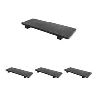 García de Pou Base Sushi 30 x 11 x 2,5 cm Noir Bambou (Lot de 4)